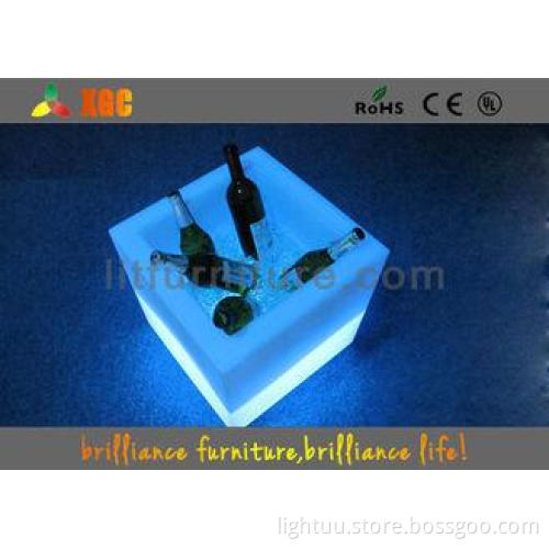 LED Lighting Furniture LED Ice Bucket with 100-240V 50.60Hz